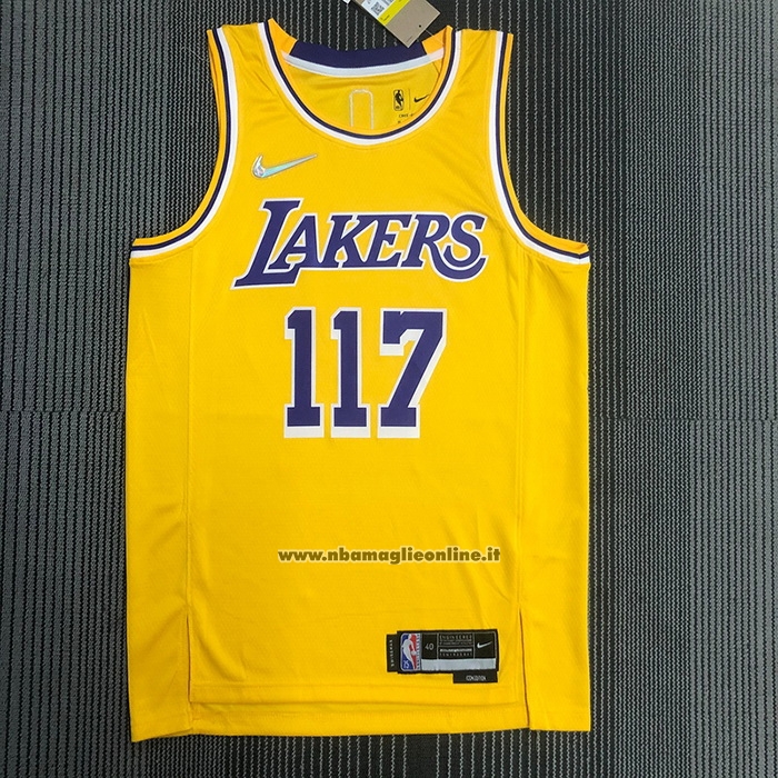 Maglia Los Angeles Lakers x X-box Master Chief #117 Giallo